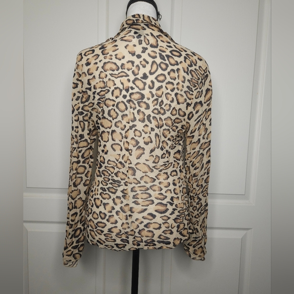 The Limited Silk Long-Sleeve Collared Blouse - Picture 5 of 6